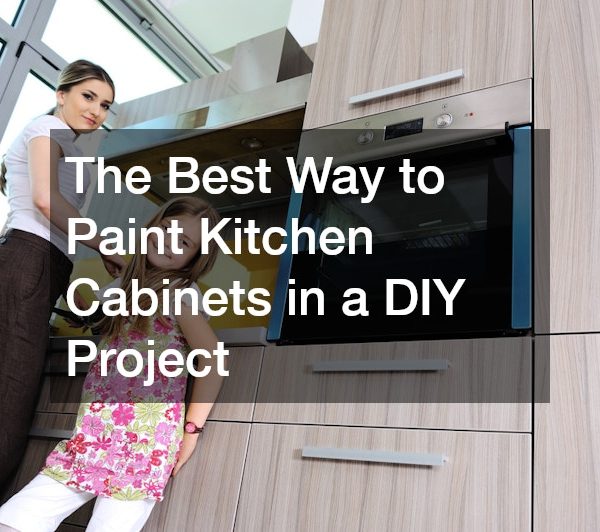 The Best Way to Paint Kitchen Cabinets in a DIY Project